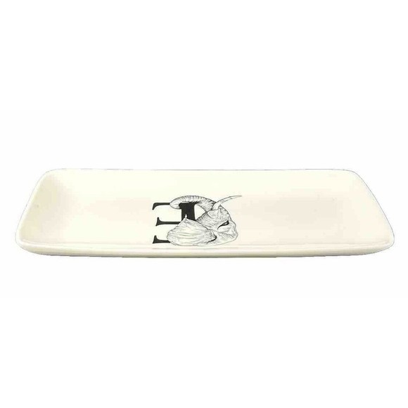 Williams Sonoma Rory Dobner Monogram Elegant Elephant Rectangular Platter Tray - Picture 4 of 7